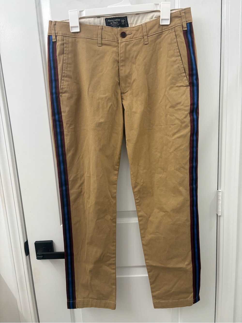 Abercrombie & fitch mens the Landon slim stretch kahki pant